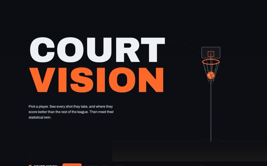 Court Vision, live screenshot
